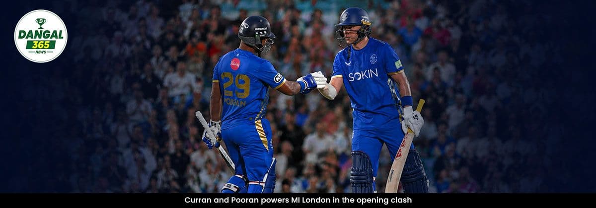 Curran-Pooran Explosion Seals Statement Win for MI London as Champions Overhaul Sunrisers in Hundred Opener