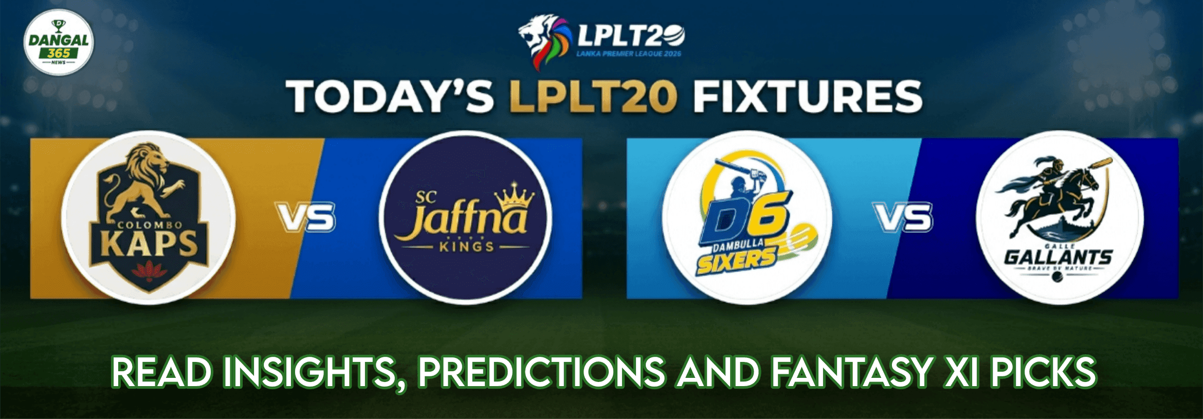 Spin, Sun, and Floodlight Drama: What to Expect from Dambulla’s Wednesday Double-Header