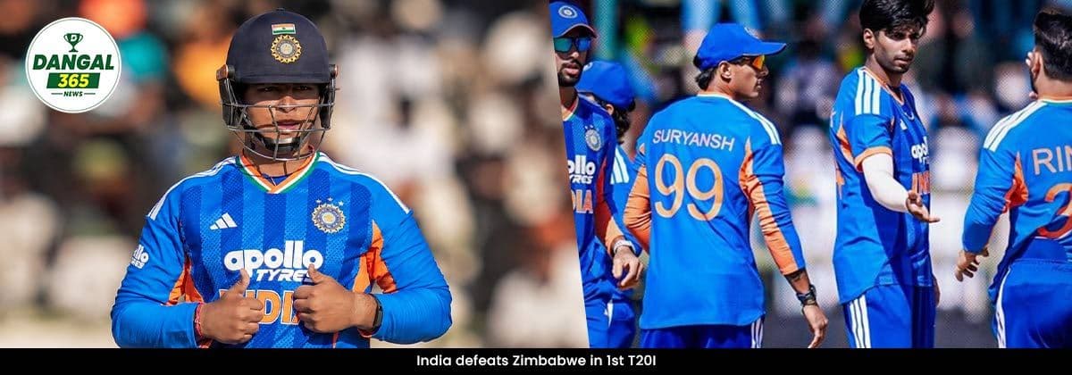 Young Guns on Fire: India Crush Zimbabwe in Harare to Take 1-0 Series Lead